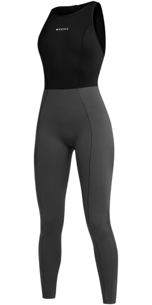 2026 Mystic Womens Lunar 2mm Back Zip Long Jane Wetsuit 35000.240211 - Black